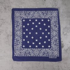 画像2: 60's GUARANTEED FAST COLOR ペイズリー柄 バンダナ (2)