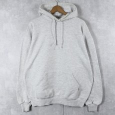 画像1: 90's RUSSELL ATHLETIC USA製 無地スウェットフーディー XL (1)