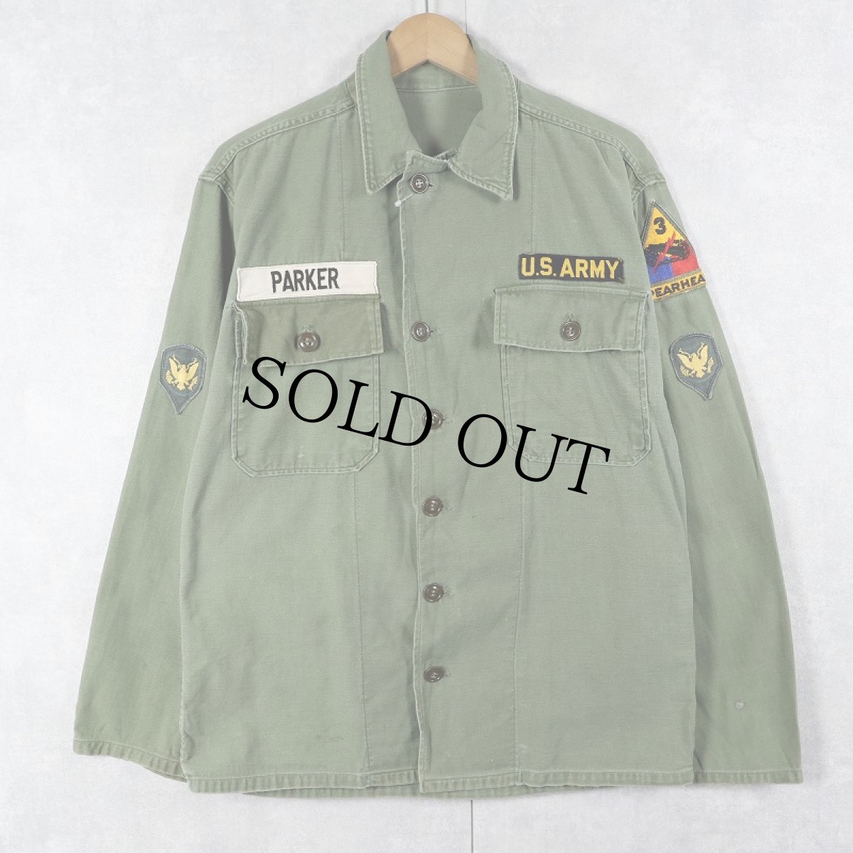 画像1: 50's U.S.ARMY ユーティリティシャツ 1st (1)