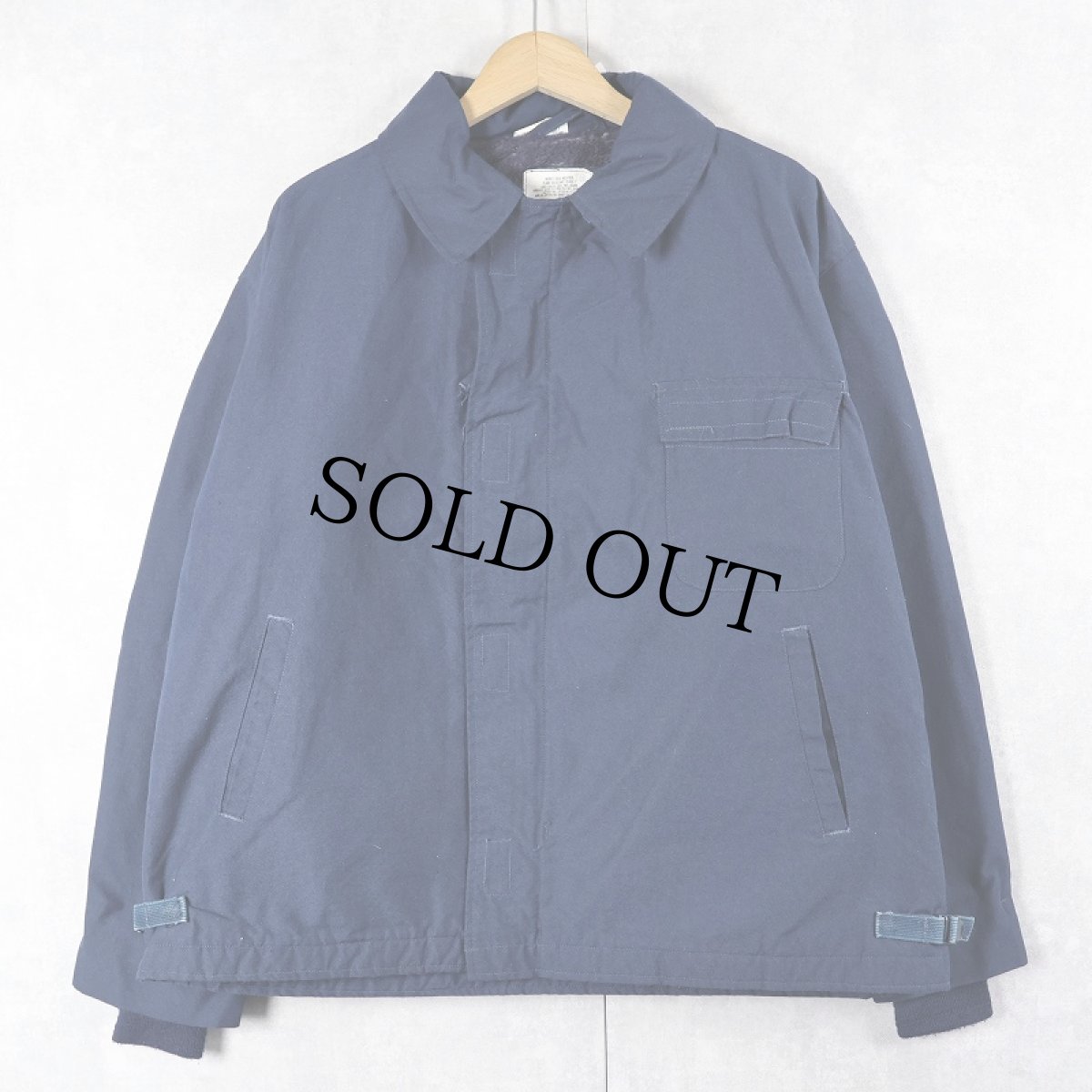 画像1: 90's U.S.NAVY "A-2 アラミド" ノーメックス デッキジャケット X-LARGE (1)