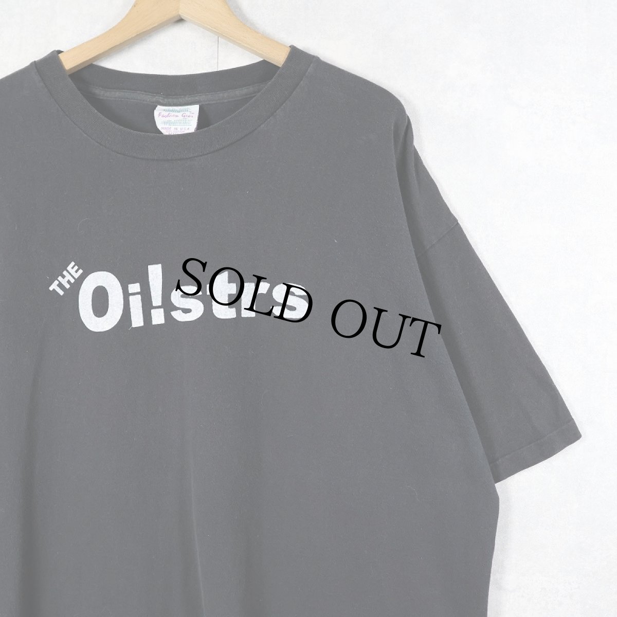 画像1: 90's The Oistrs USA製 パンクバンド プリントTシャツ BLACK XXL (1)