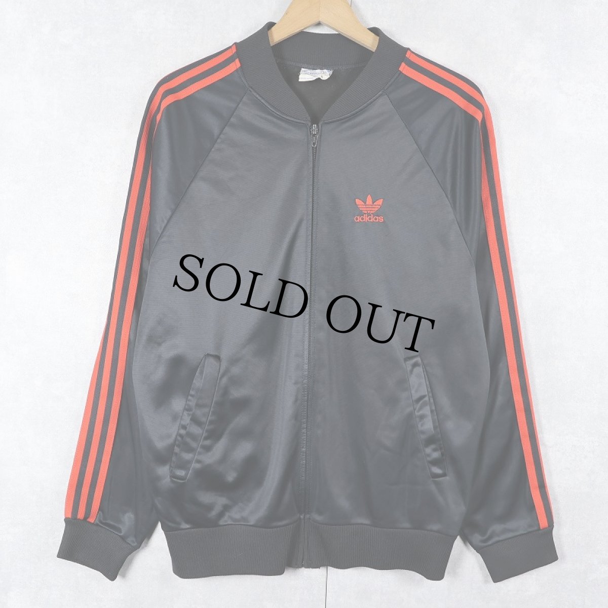 画像1: 80's adidas ATP USA製 トラックジャケット BLACK M (1)