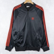 画像1: 80's adidas ATP USA製 トラックジャケット BLACK M (1)