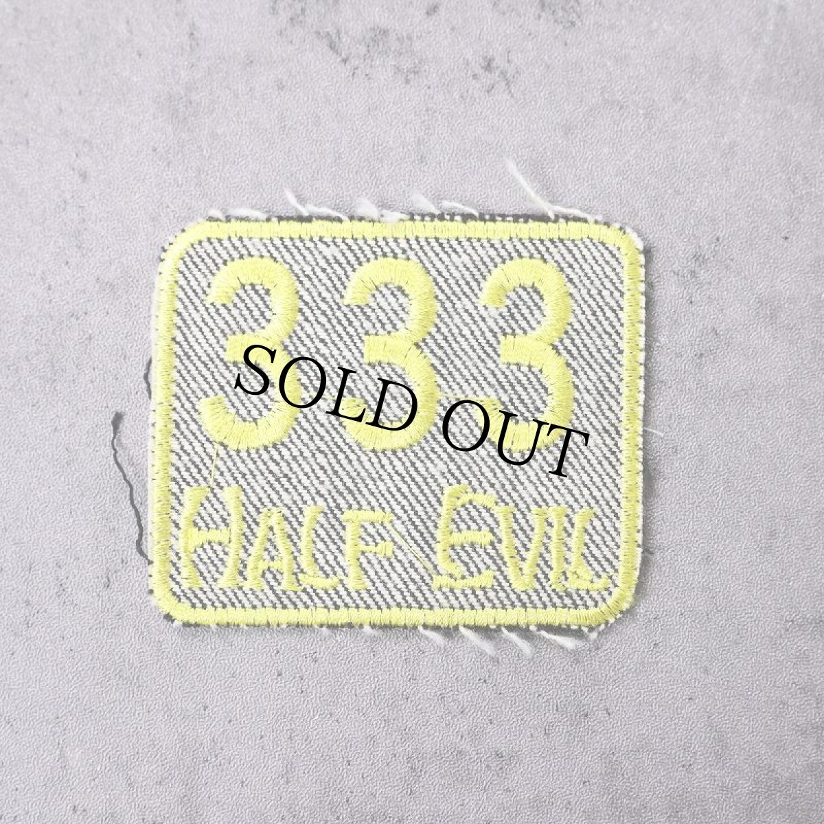 画像1: HALF EVIL 333 ワッペン (1)