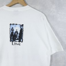 画像2: 90's LIVE USA製 オルタナティヴ・ロックバンド プリントTシャツ XL (2)
