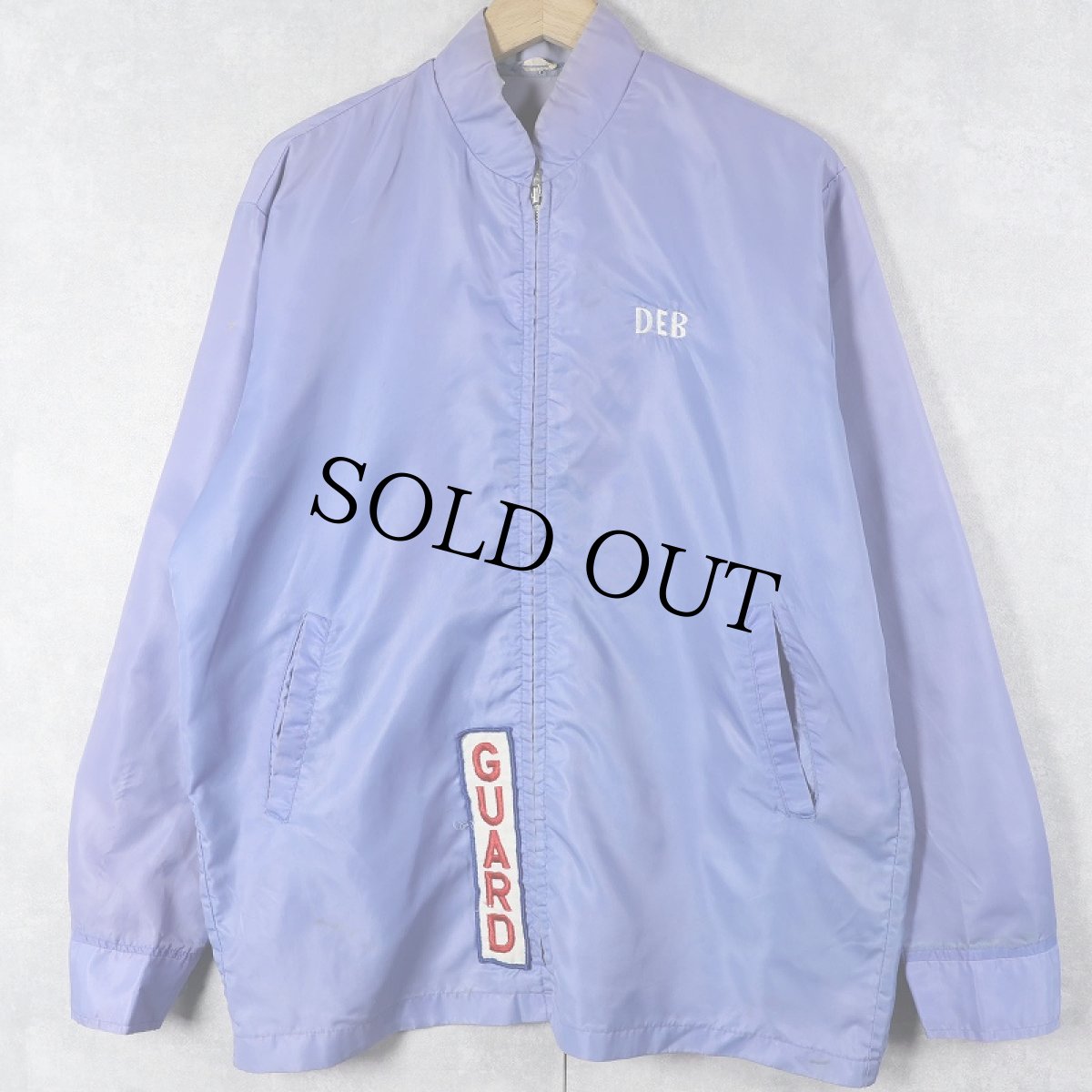 画像2: 60〜70's "GUAM U.S.A." スタンドカラー スーベニアジャケット L (2)