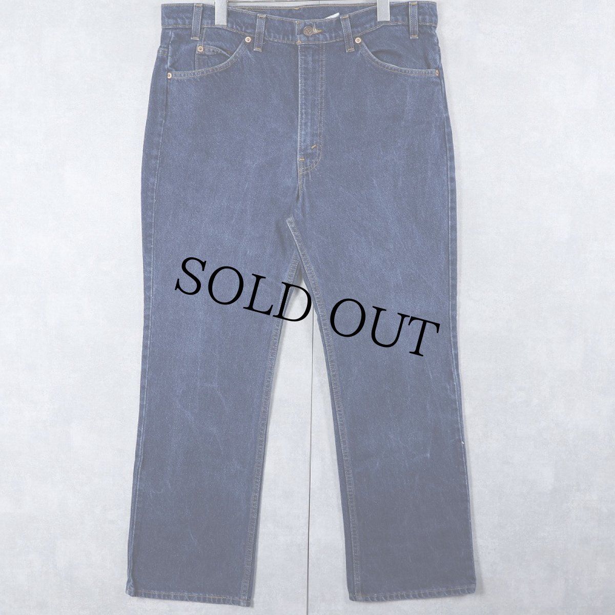 画像1: 90's Levi's 517 USA製 オレンジタブ ブーツカットデニムパンツ W38 (1)