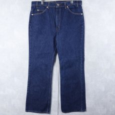 画像1: 90's Levi's 517 USA製 オレンジタブ ブーツカットデニムパンツ W37 (1)