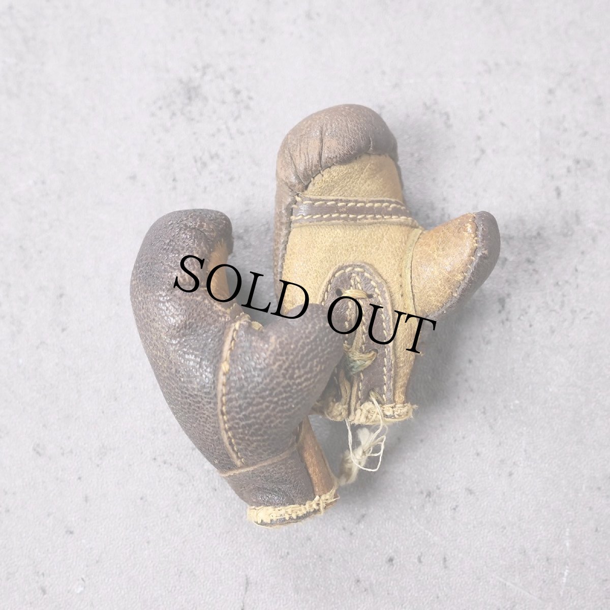 画像1: 〜40's ミニレザーボクシンググローブ (1)