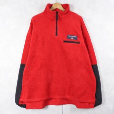 画像1: 90's POLO SPORT Ralph Lauren ハーフジップ フリースジャケット L (1)
