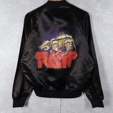 画像1: 1983 RATT メタルバンドサテンジャケット BLACK (1)