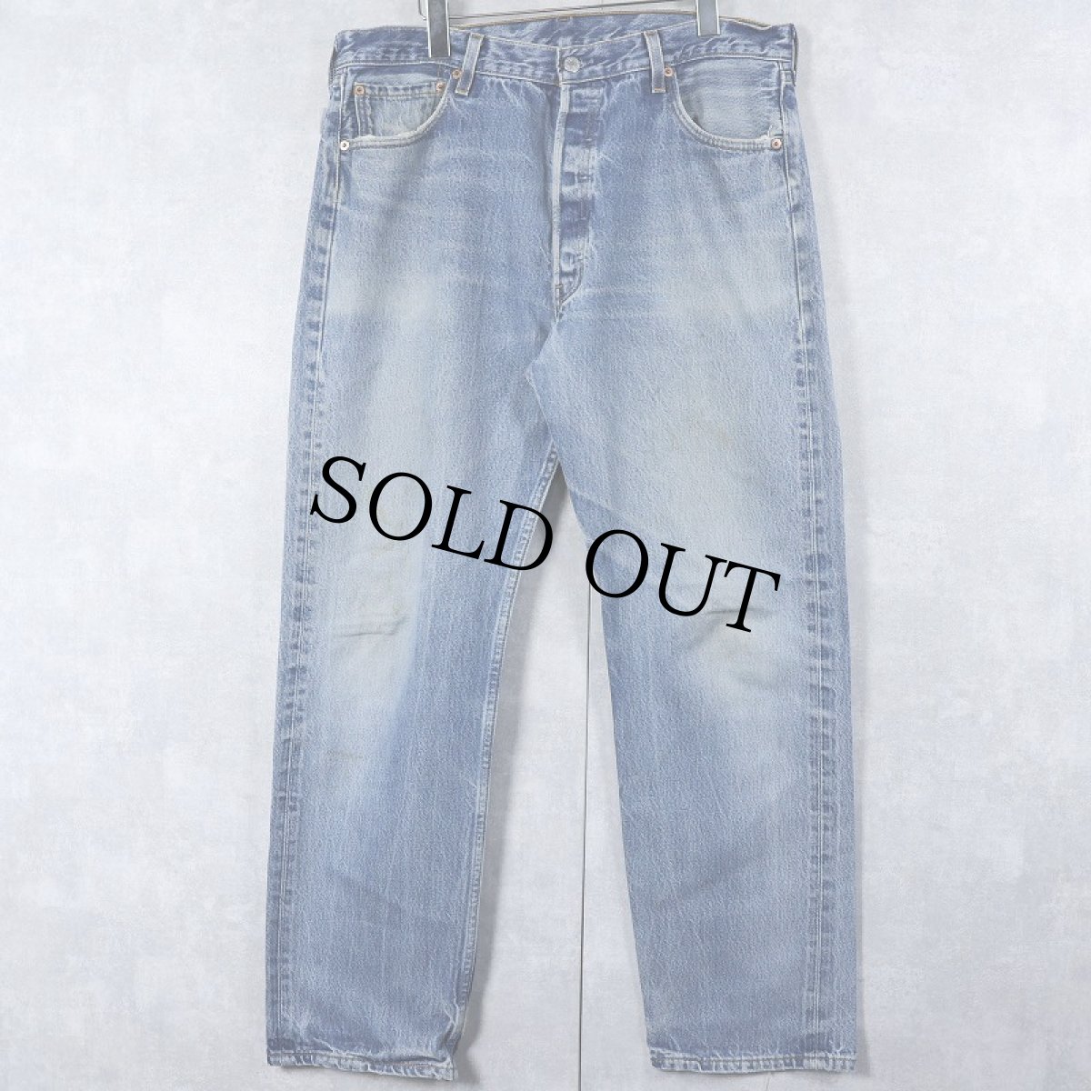 画像1: 2000's Levi's 501 USA製 デニムパンツ W35 (1)