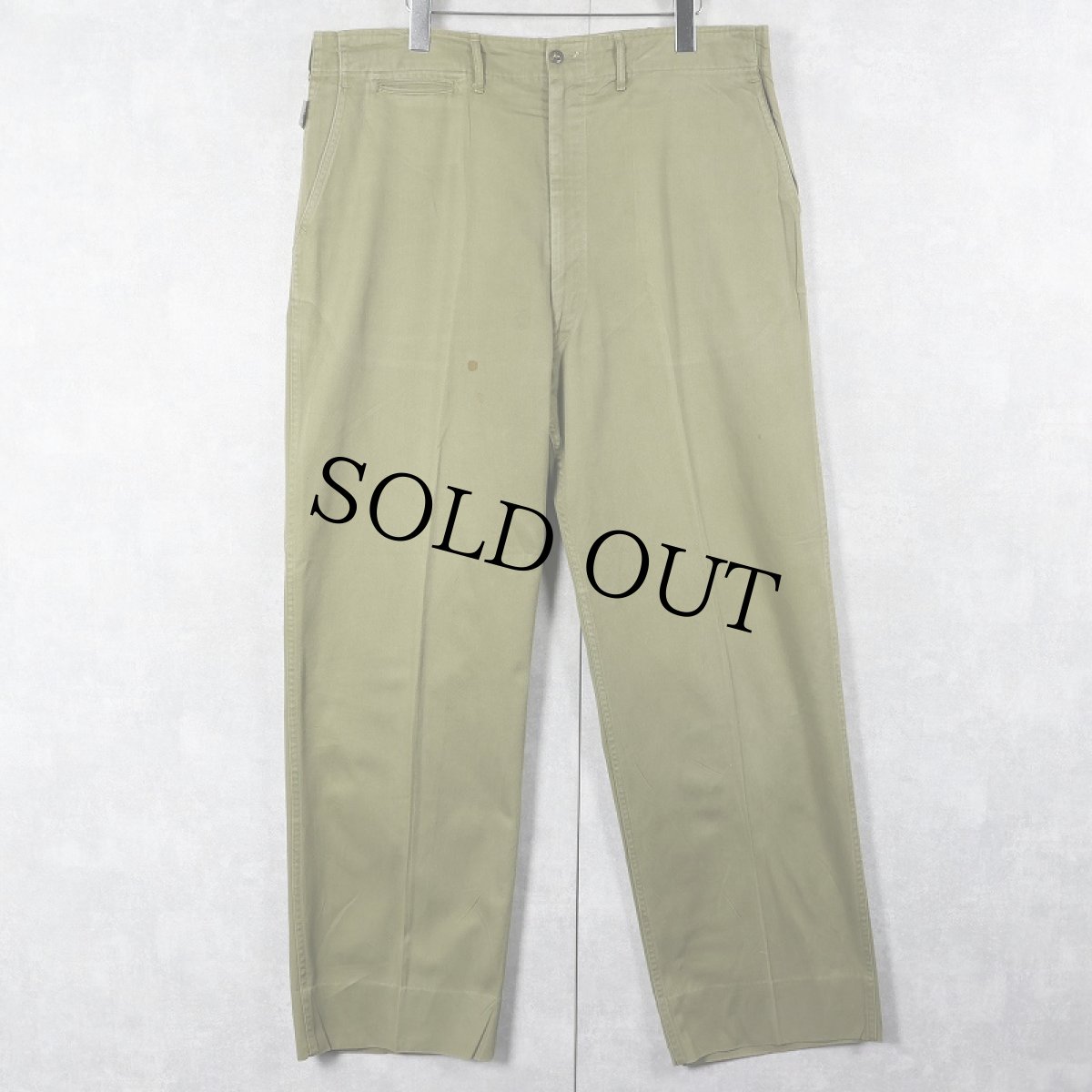 画像1: 〜60's BOY SCOUTS OF AMERICA チノトラウザーズ W36 (1)