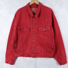 画像1: 90's Levi's 70598 USA製 後染め カラーデニムジャケット M (1)