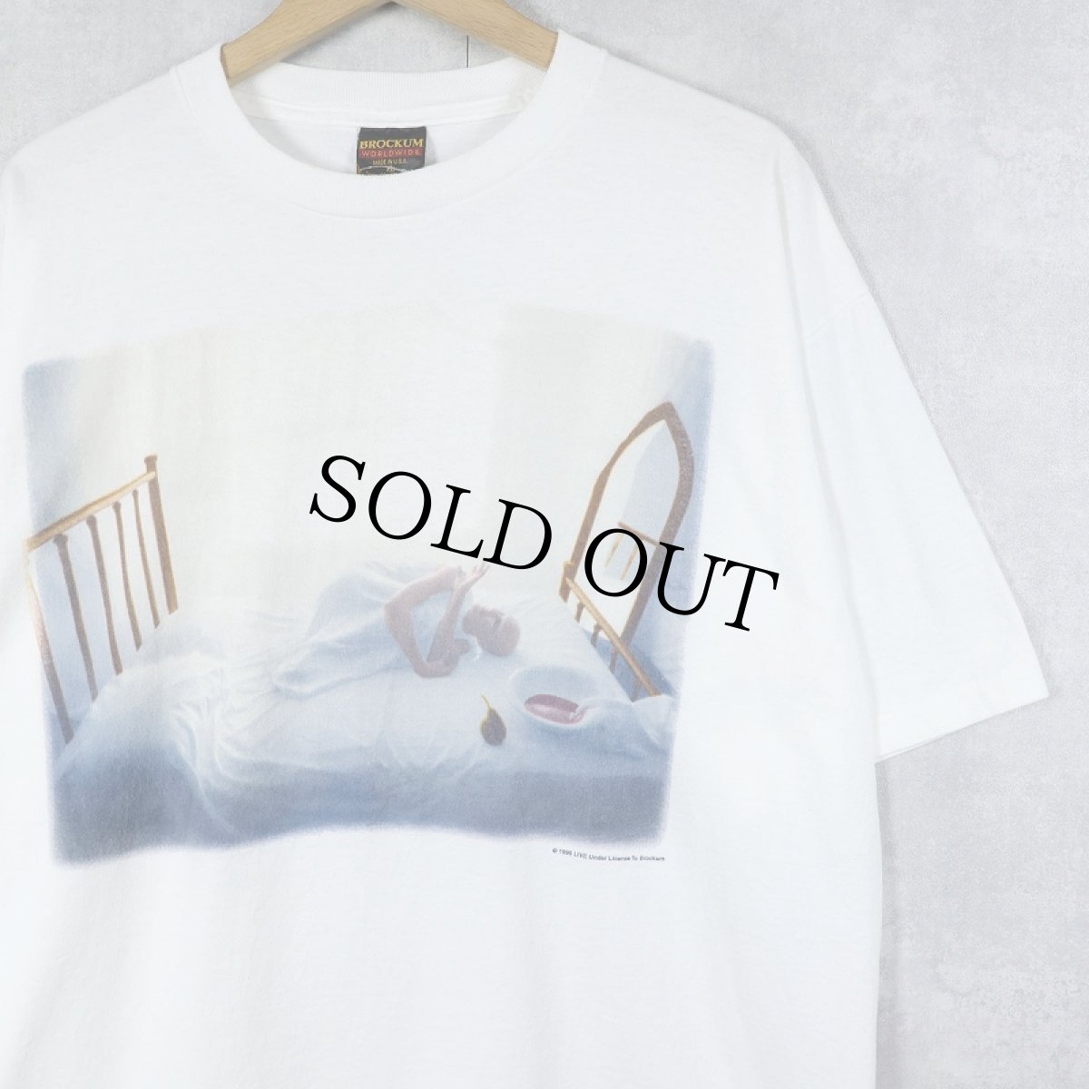 画像1: 90's LIVE USA製 オルタナティヴ・ロックバンド プリントTシャツ XL (1)