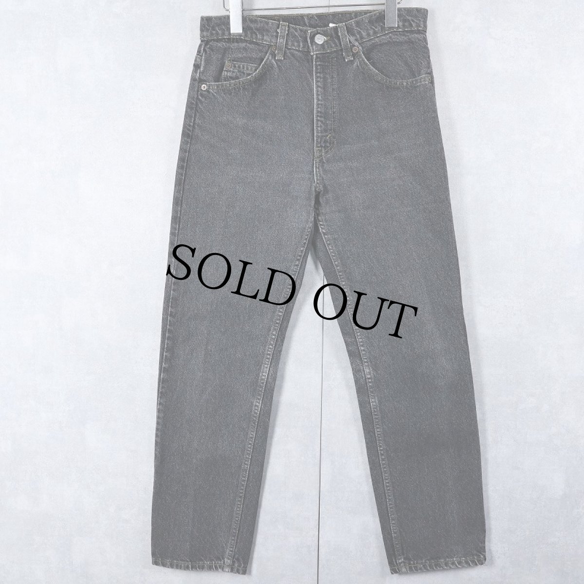 画像1: 90's Levi's 505 USA製 オレンジタブ 先染め デニムパンツ W31 (1)