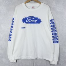 画像1: 90's Ford USA製 自動車メーカー ロゴプリントロンT XL (1)