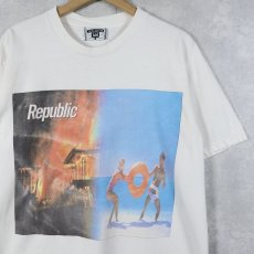 画像1: 90's New Order USA製  "Republic" ロックバンド アルバムプリントTシャツ L (1)