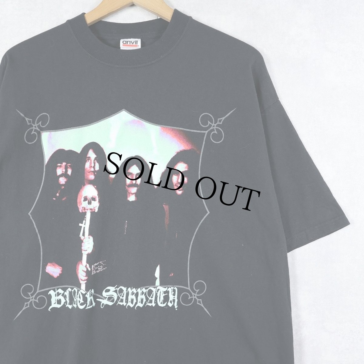 画像1: 2000's Black Sabbath ロックバンド プリントTシャツ BLACK XL (1)