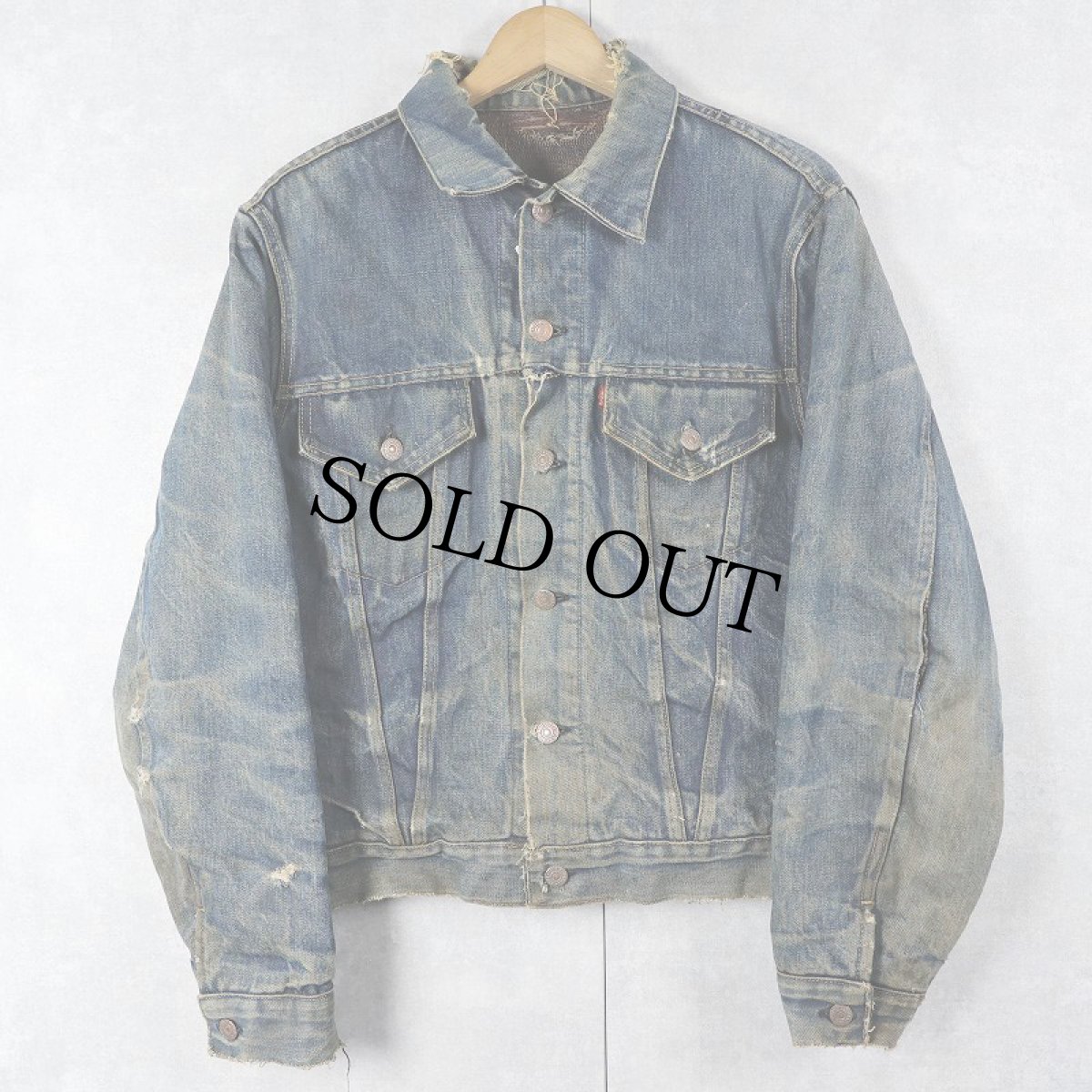 画像1: 60's LEVI'S 559 "3rd model" ブランケットライナー デニムジャケット (1)