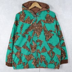 画像2: 〜70's リバーシブル コットンジップパーカー SIZE42 (2)