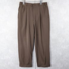 画像1: 50〜60's UNKNOWN 2タック スラックス W33 (1)