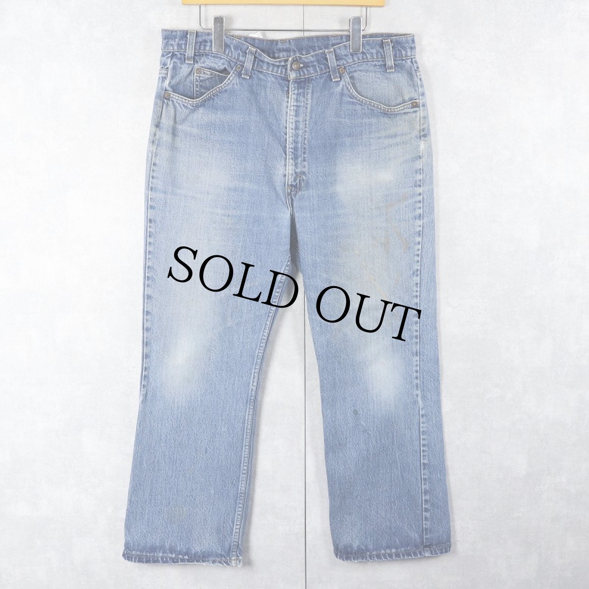 画像1: 80's Levi's 517 USA製 ブーツカットデニムパンツ W37 (1)