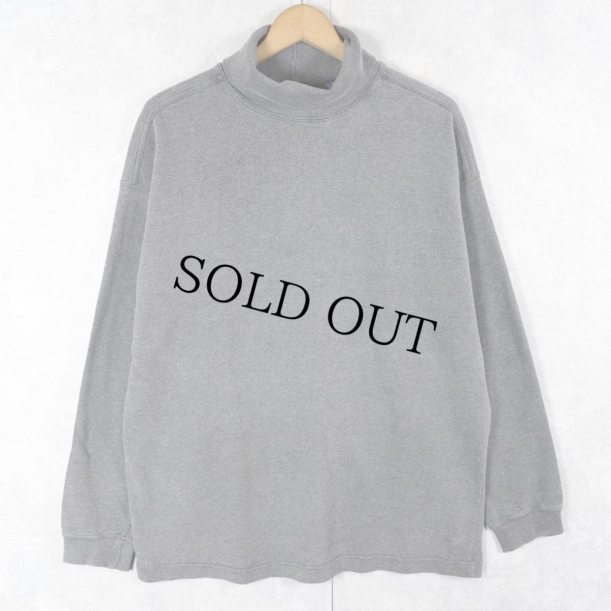 画像1: 90's GAP 無地 タートルネックロンT M (1)