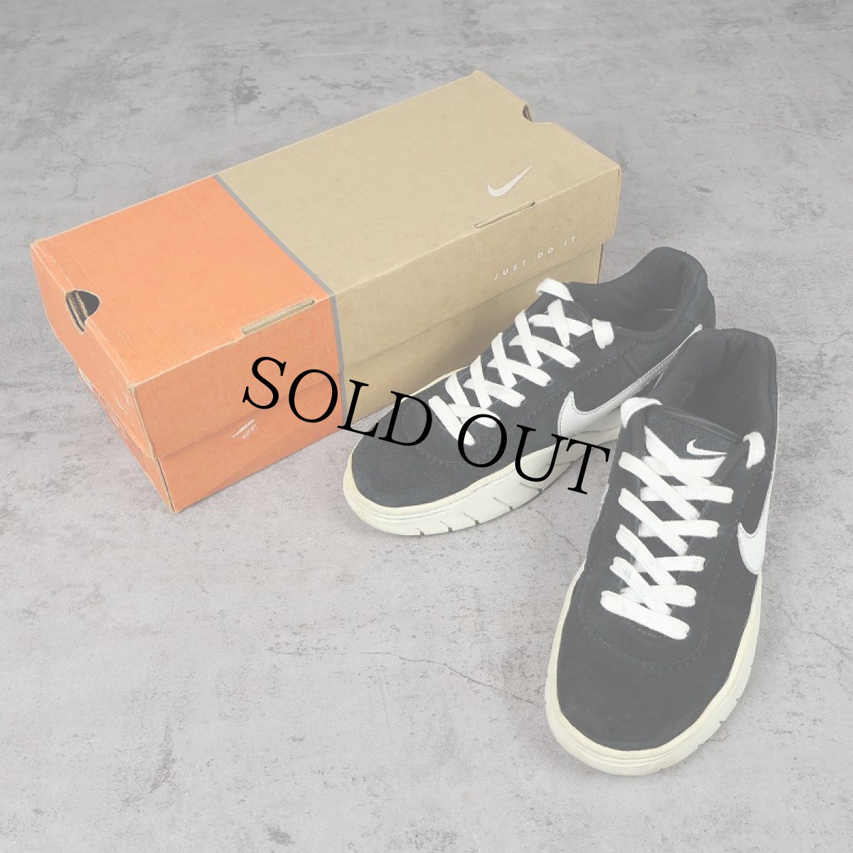 画像1: 2000's NIKE "50/50" スエードスニーカー BLACK 箱付き 28cm  (1)