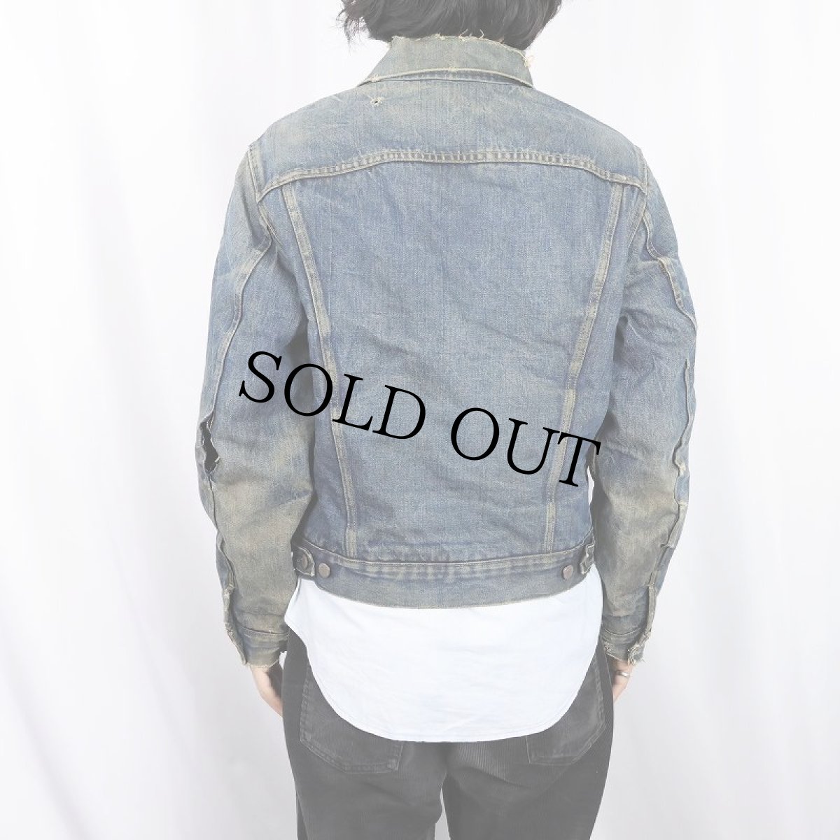 画像3: 60's LEVI'S 559 "3rd model" ブランケットライナー デニムジャケット (3)