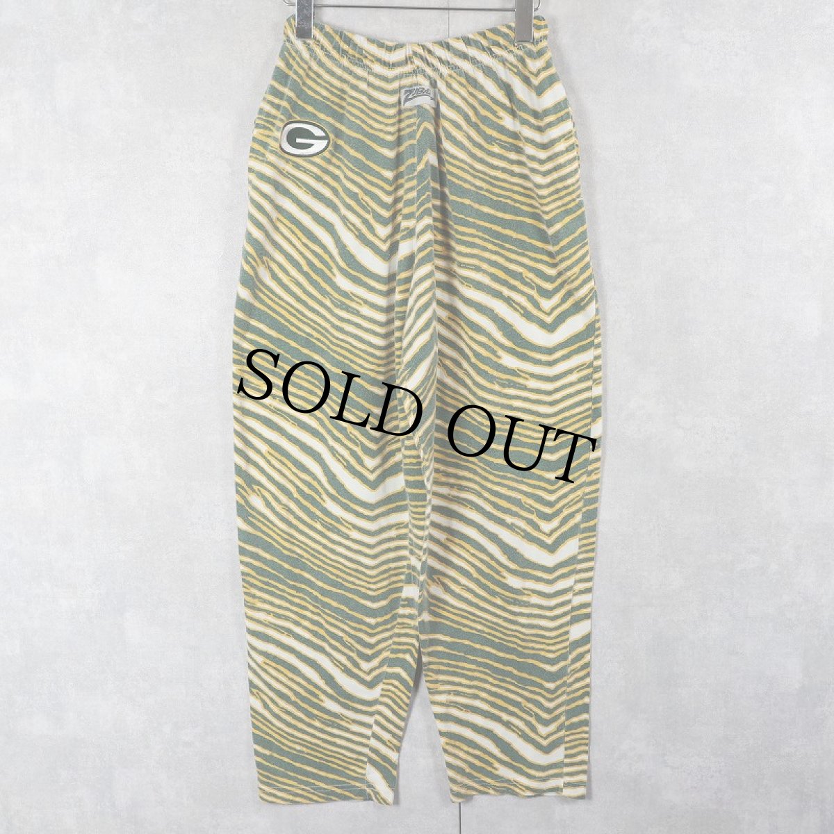 画像2: 90's ZUBAZ ゼブラ柄 コットンイージーパンツ SMALL (2)