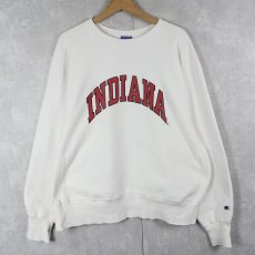 画像1: 2000's Champion REVERSE WEAVE "INDIANA" プリントスウェット XL (1)