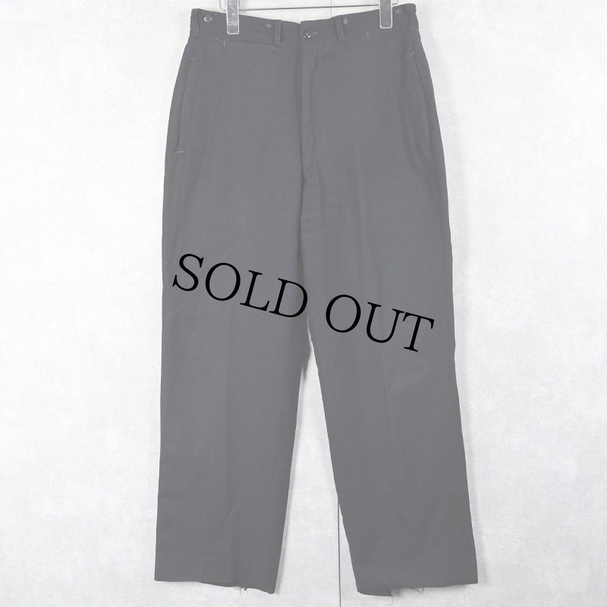 画像1: 50's Jacob Reed's Sons ウールスラックス NAVY W31 (1)