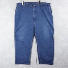 画像1: 60〜70's OSHKOSH B'GOSH USA製 デニムペインターパンツ W44 (1)