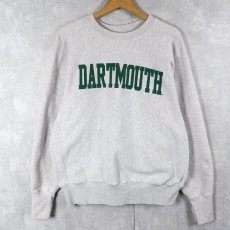 画像1: 90's The Game USA製 REVERSE WEAVE TYPE "DARTMOUTH" プリントスウェット M (1)