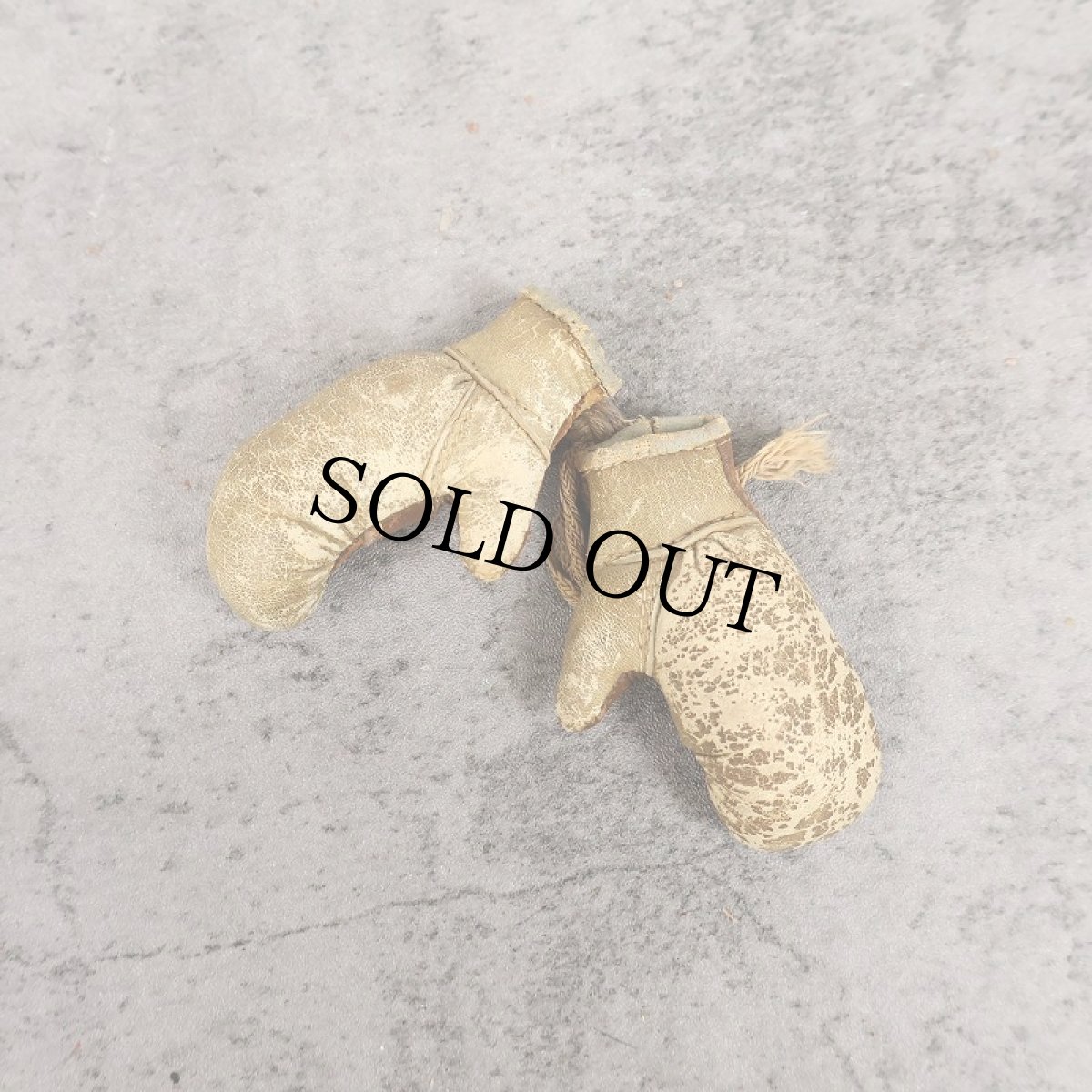 画像1: 〜40's ミニレザーボクシンググローブ (1)