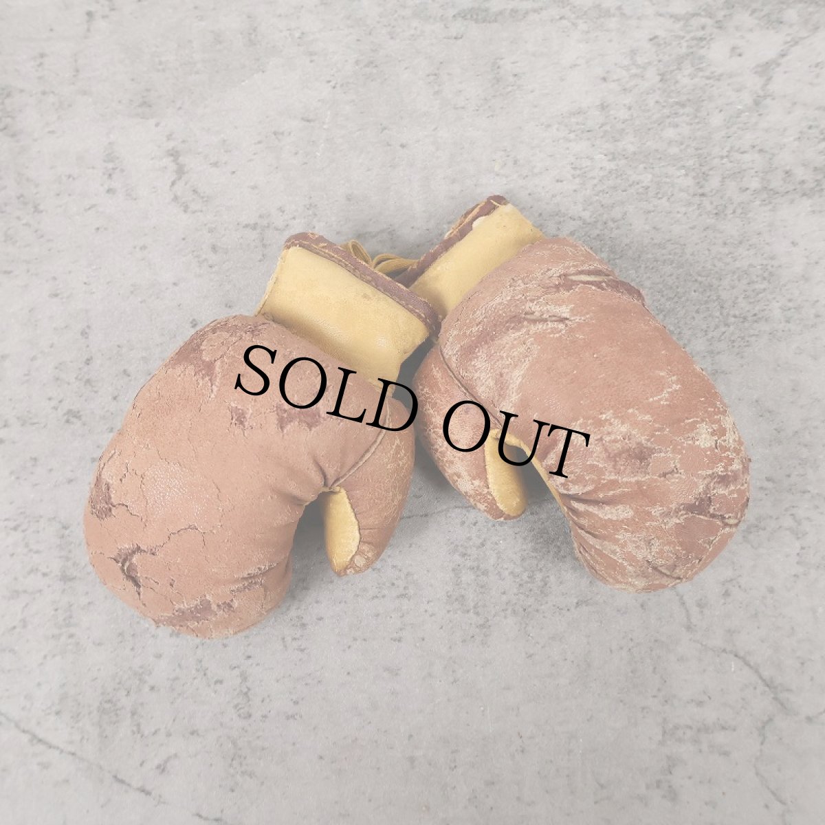 画像1: 〜40's ミニレザーボクシンググローブ (1)