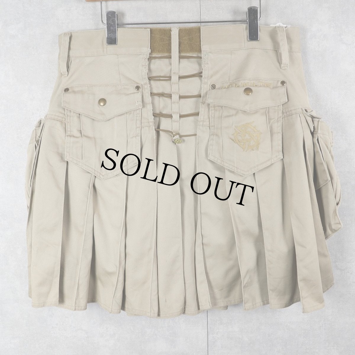 画像2: UTILICLAN キルトスカート W36 (2)