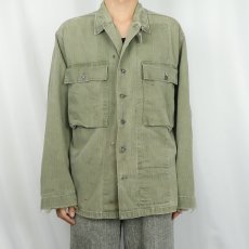 画像2: 40's U.S.ARMY 13スター M-43 HBTジャケット SIZE40R (2)