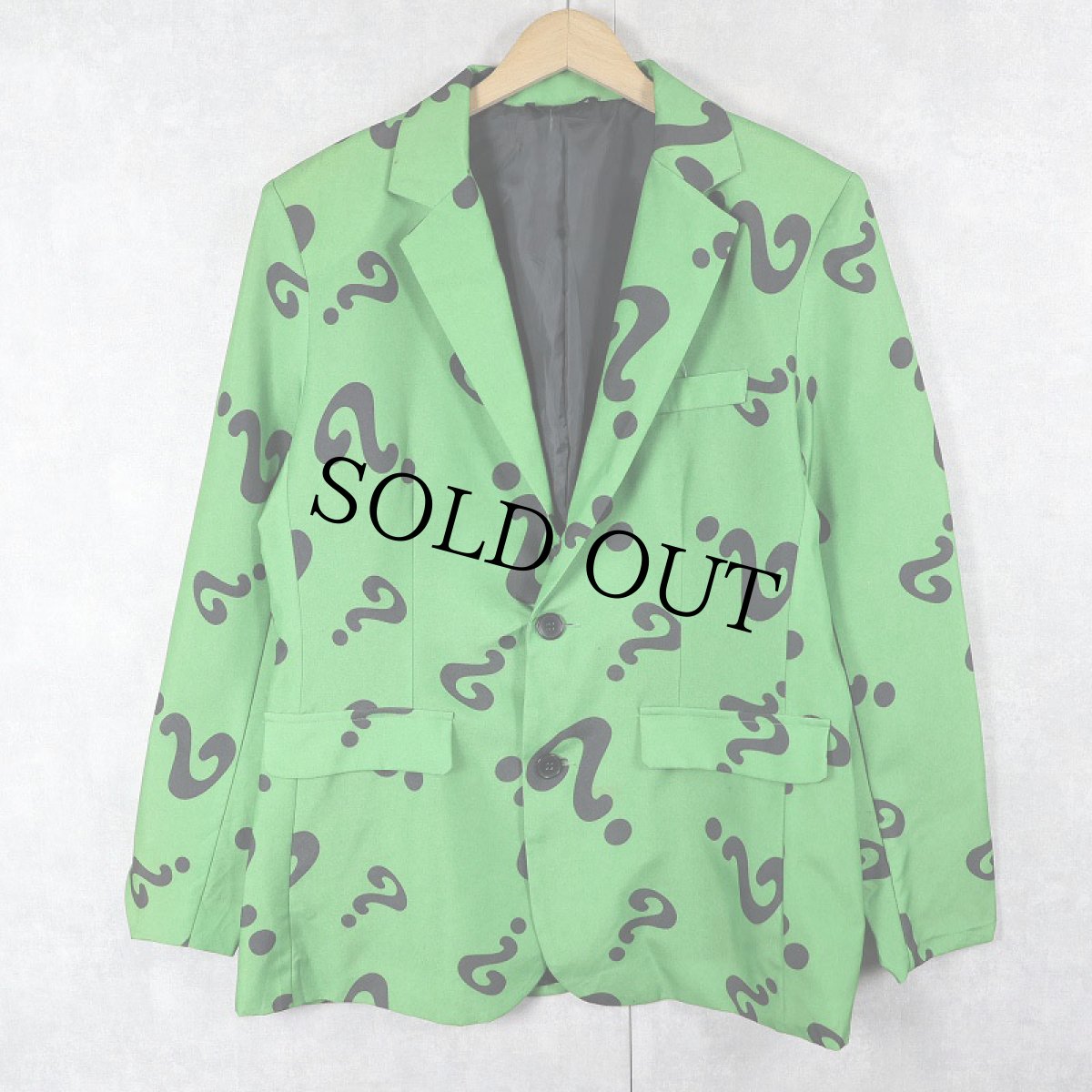 画像1: ？ 総柄テーラードジャケット (1)