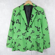 画像1: ？ 総柄テーラードジャケット (1)