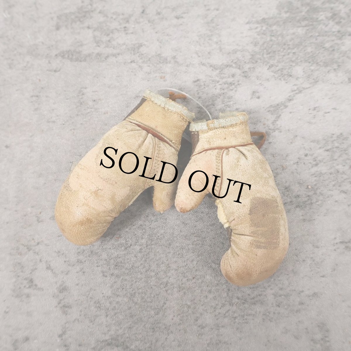 画像1: 〜40's ミニレザーボクシンググローブ (1)