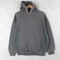 画像1: 90's RUSSELL ATHLETIC USA製 無地スウェットフーディー XL (1)