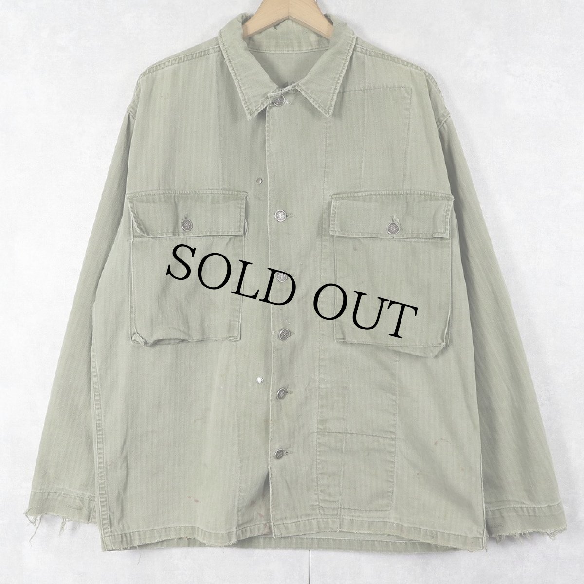 画像1: 40's U.S.ARMY 13スター M-43 HBTジャケット SIZE40R (1)