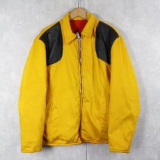 画像1: 60's〜 コットン/ウール リバーシブルジャケット (1)