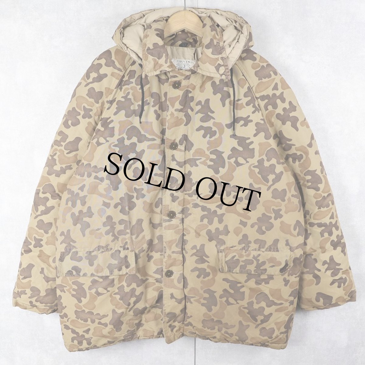 画像1: 70's ORVIS カモ柄 ダウンジャケット (1)