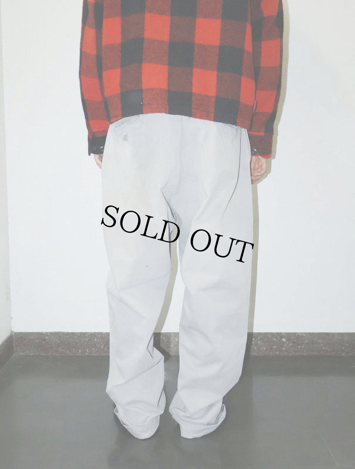 画像3: 40〜50's N&W チノトラウザーズ W36 (3)