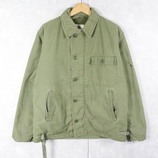 画像1: 60's U.S.NAVY A-2 デッキジャケット MEDIUM (1)