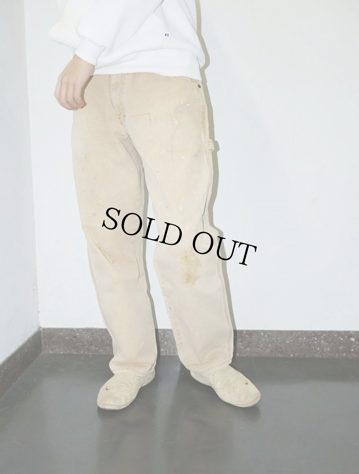 画像1: Dickies ダックペインターパンツ W34 (1)