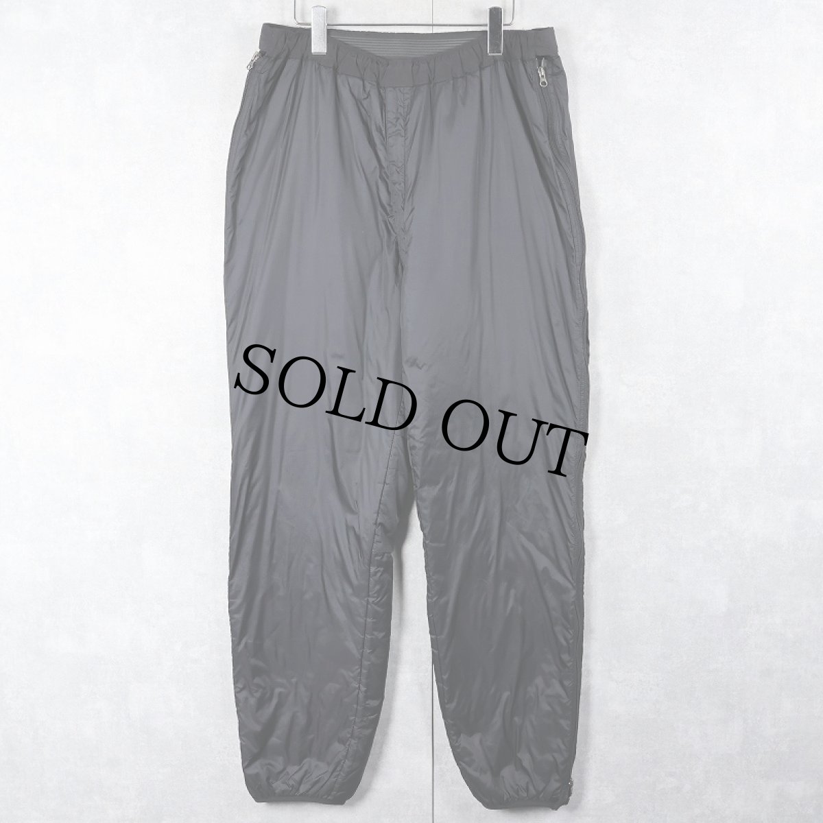 画像1: 90's Patagonia USA製 中綿入り サイドジップパンツ L (1)